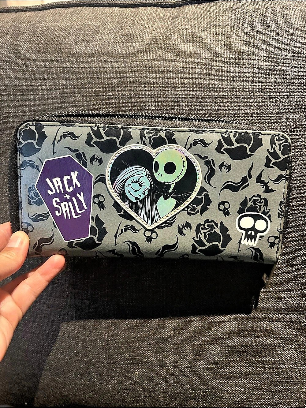 Disney Sally And Jack Nightmare Before Christmas Wallet Halloween